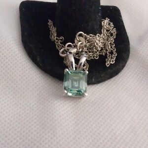 5.10ct  Blue diamond pendant